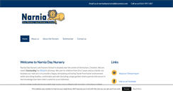Desktop Screenshot of narniadaynursery.com